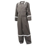 Flame Retardant Insulated Coveralls - Charcoal Grey
